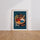 Poster Épices indiennes - Bol de couleurs chaudes et parfumées — Vierge - living-room — passe-partout blanc