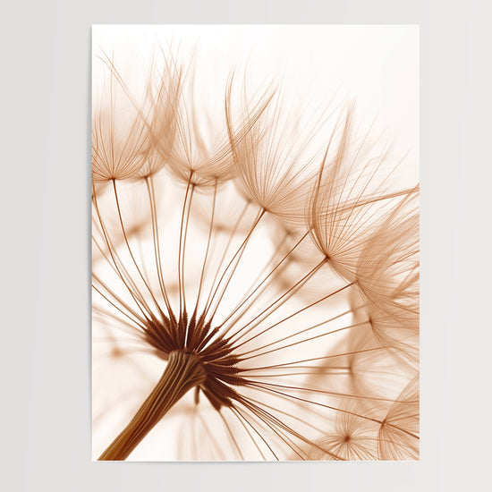 Poster Pissenlit - Envol léger d'une fleur qui rêve — Vierge - poster-presentation-produit