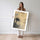 Poster Pissenlit - Graines au vent et lumière apaisante — Vierge - poster-femme-debout — passe-partout blanc