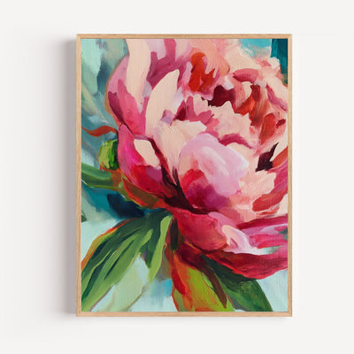 Pfingstrosen Poster – Blütenglanz in Frühlingsfarben