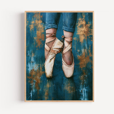 Poster Pointes de danse - Passion et détermination