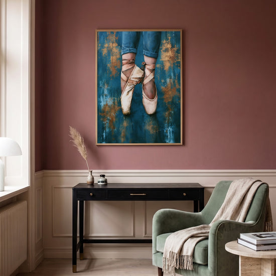 Poster Pointes de danse - Passion et détermination — Décor sur-mesure (IA)