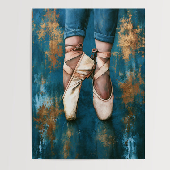 Poster Pointes de danse - Passion et détermination — Vierge - poster-presentation-produit