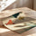 Poster Poissons joyeux - Trois amis colorés des mers enchantées — Vierge - poster-enroullé