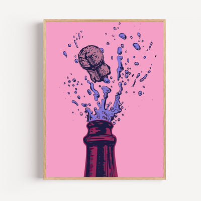 Poster Pop Art cuisine - Explosion de couleurs et de bonne humeur