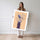 Poster Pop Art orange - Explosion gourmande pour cuisine pleine de vie — Vierge - poster-femme-debout — passe-partout blanc