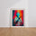 Poster Queen Élisabeth - La reine revisitée en icône pop art rebelle — Vierge - living-room — passe-partout blanc