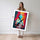 Poster Queen Élisabeth - La reine revisitée en icône pop art rebelle — Vierge - poster-femme-debout — passe-partout blanc