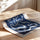 Poster Rêverie ondulante - Vagues de bleu pour un intérieur apaisé — Vierge - poster-enroullé — passe-partout blanc