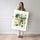 Poster Raisin vert et citron - Fraîcheur acidulée d'un été en cuisine — Vierge - poster-femme-debout — passe-partout blanc