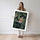 Poster Renard - Regard mystérieux caché sous les feuilles — Vierge - poster-femme-debout — passe-partout blanc