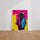 Poster Robot hip-hop - Graffiti rétro aux couleurs néon — Vierge - living-room