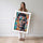 Poster Ronaldo - Portrait street art en couleurs vibrantes — Vierge - poster-femme-debout — passe-partout blanc