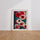 Poster Roses - Douceur fleurie et sérénité lumineuse — Vierge - living-room — passe-partout blanc