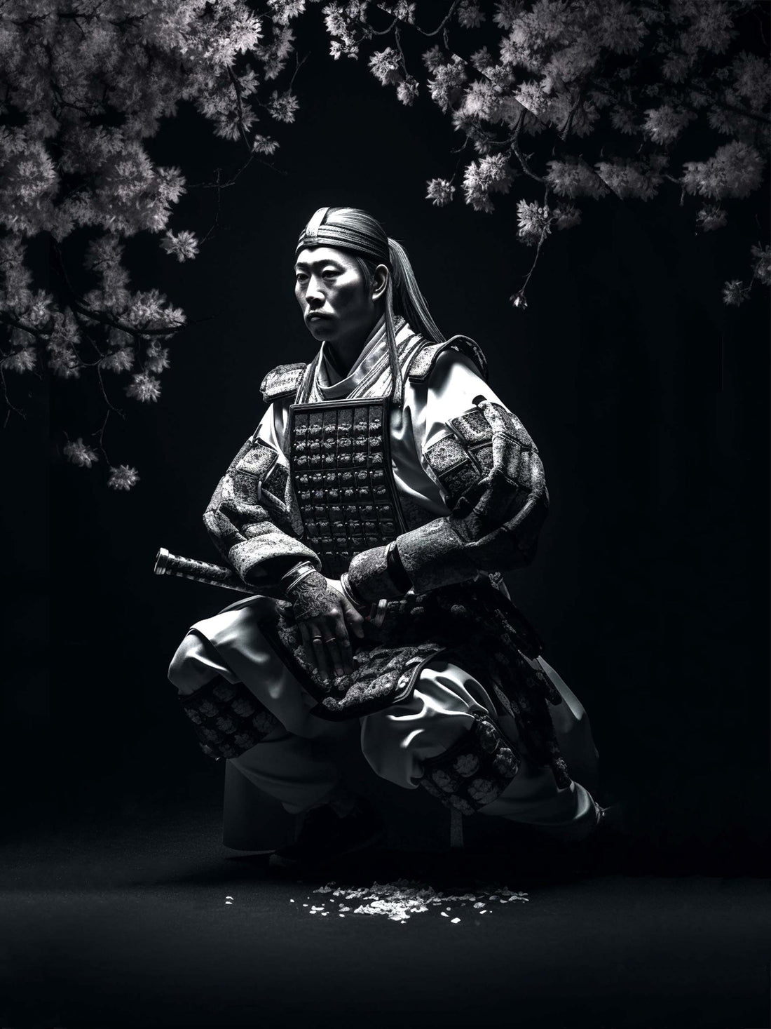 Poster Samouraï japonais - Le calme et la force du guerrier