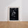 Poster Samouraï japonais - Le calme et la force du guerrier — Vierge - living-room — passe-partout blanc