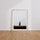 Poster Samouraï - Marche silencieuse parmi les feuilles d'automne — Vierge - living-room — passe-partout blanc