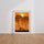 Poster Soleil africain - Un berger rentre sous un ciel doré — Vierge - living-room — passe-partout blanc