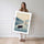 Poster Torii japonais - Barque solitaire sur un lac brumeux — Vierge - poster-femme-debout — passe-partout blanc
