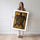 Poster Tortue tribale - Symbole de sagesse aux motifs ethniques — Vierge - poster-femme-debout — passe-partout blanc