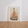 Poster Tour Eiffel - Terrasse de café parisien aux teintes pastel — Vierge - living-room — passe-partout blanc