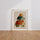 Poster Trois tortues empilées - Douceur apaisante pour chambre de bébé — Vierge - living-room — passe-partout blanc