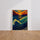 Poster Vagues marines - L'énergie de l'océan façon Hokusai — Vierge - living-room