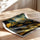 Poster Van Gogh - Le Louvre habité, lumineux comme une nuit étoilée — Vierge - poster-enroullé — passe-partout blanc