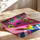 Poster Visage de femme - Portrait pop rétro haut en couleur — Vierge - poster-enroullé