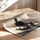 Poster Yoga - Silhouette lotus pour un souffle apaisé — Vierge - poster-enroullé — passe-partout blanc