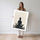 Poster Yoga - Silhouette lotus pour un souffle apaisé — Vierge - poster-femme-debout — passe-partout blanc