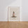 Poster Zen japonais - Galets en équilibre et souffle apaisant — Vierge - living-room — passe-partout blanc