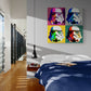 L'art rencontre la galaxie : tableau Star Wars Pop Art captivant.