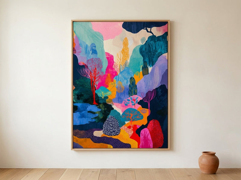 Modern abstract painting — MyselfMonArt collection