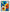 Tableau abstrait cercles concentriques bleu turquoise orange jaune texture épaisse art moderne