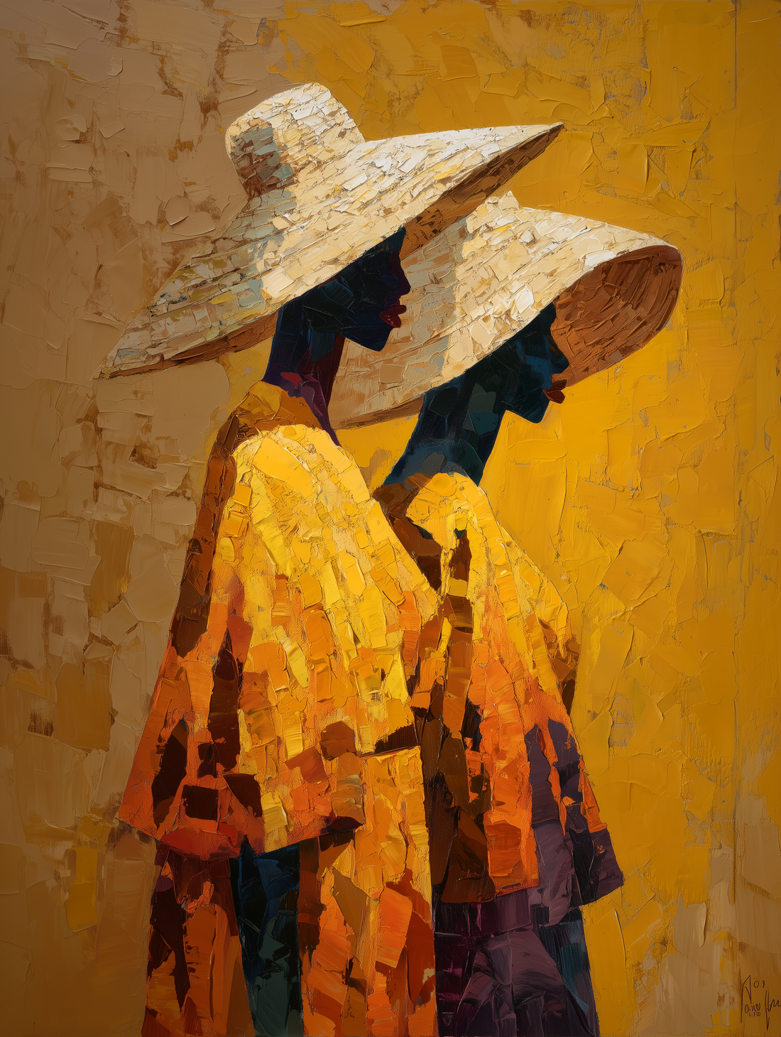 African Women Canvas Wall Art – Radiant Grace