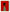 Tableau africain femme de profil élégante sur fond rouge vif avec motifs tropicaux