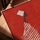 Tableau africain femme élégante turban blanc rouge décoration salon moderne cadre chêne doré