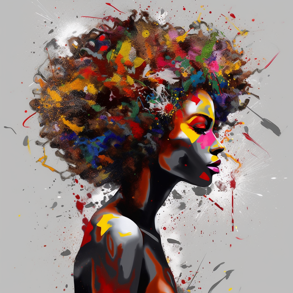 Tableau sur toile Femme africaine - Éclat culturel
