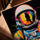 Colorful pop art astronaut canvas for industrial office wall decor