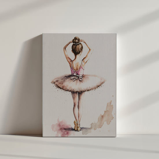 Classic ballet dancer wall art print