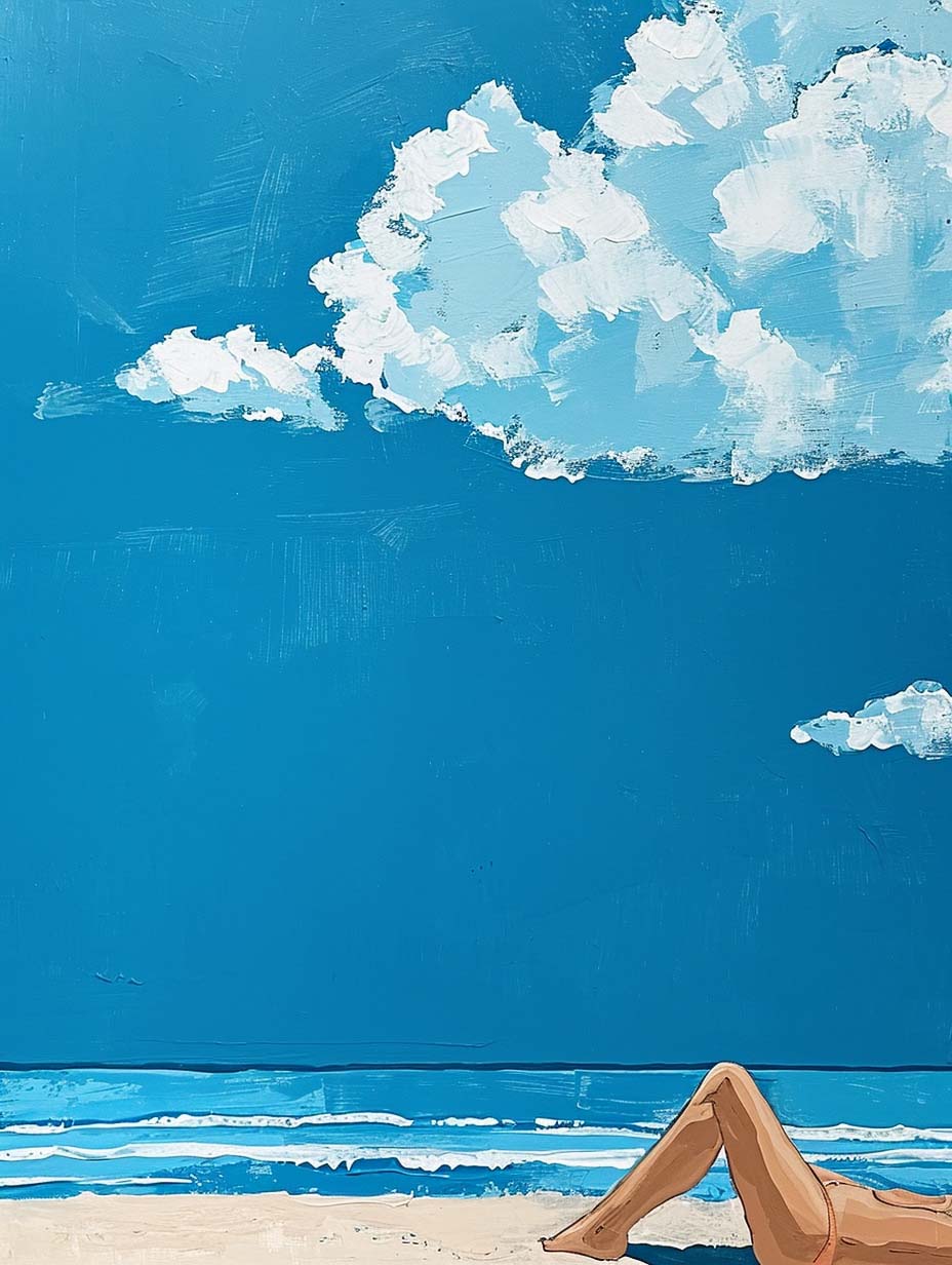 Beach Wall Art - Feet in the Sand