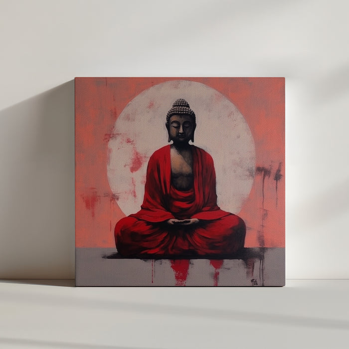Calming Meditating Buddha Artwork Symbolizing Inner Peace and Self-Discovery