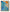 Tableau bureau vague bleue abstraite et soleil orange fond beige style moderne