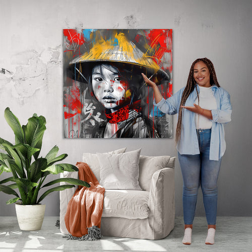 Tableau de taille 100x100cm