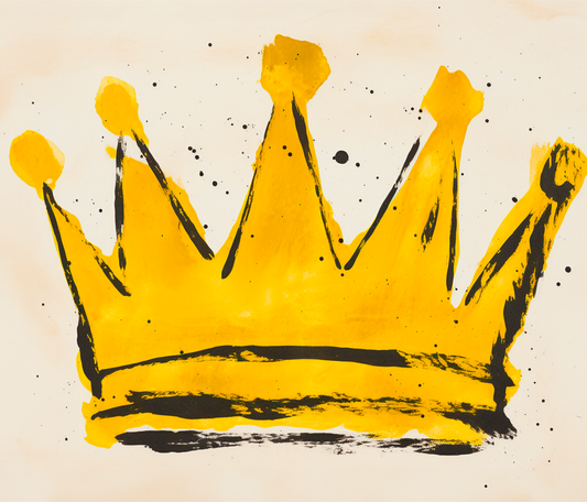 illustration simple et enfantine d'une couronne