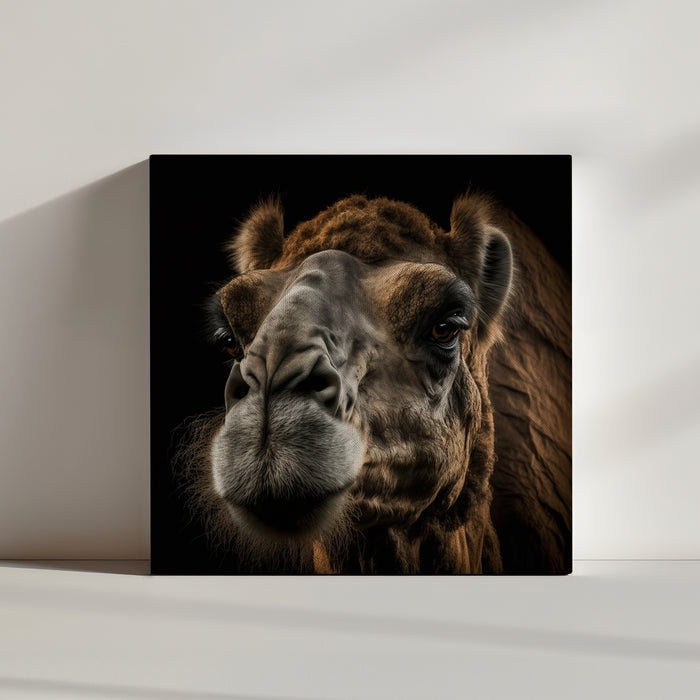 Camel Canvas Art – Exotic Elegance, Customizable Home Decor