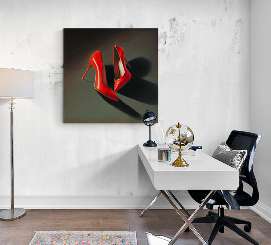 Décoratiom murale Talon rouge glamour vibrant MyselfMonArt