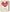Red heart wall art print for teen girl’s bedroom decor