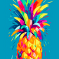 un tableau pour cuisine coloré avec une illustration du fruit gourmand et tropical